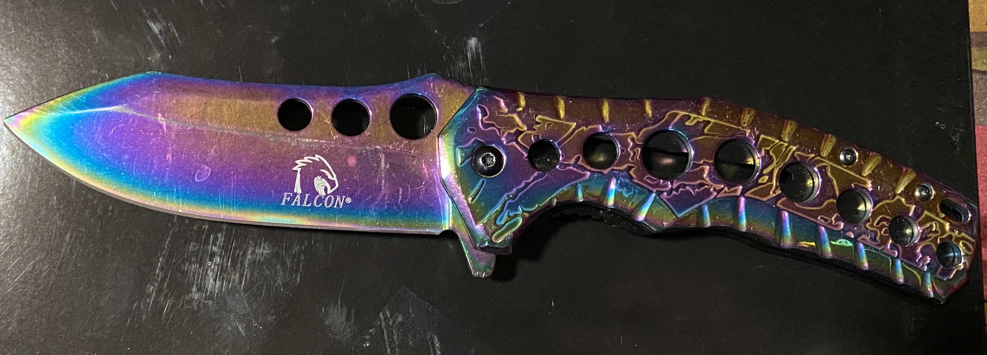rainbow knife